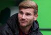 Timo Werner dalam sebuah kesempatan di bench RB Leipzig