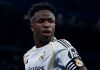 Vinicius Junior di laga Real Madrid vs Sevilla