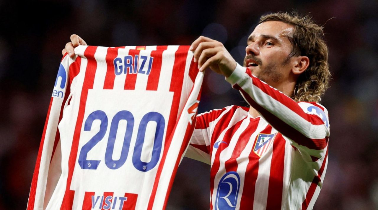 Antoine Griezmann pemain Atletico Madrid