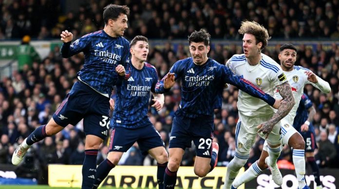 Arsenal saat meraih kemenangan telak atas Leeds United di laga lanjutan Liga Inggris. Man City dan Villa Mulai Terancam