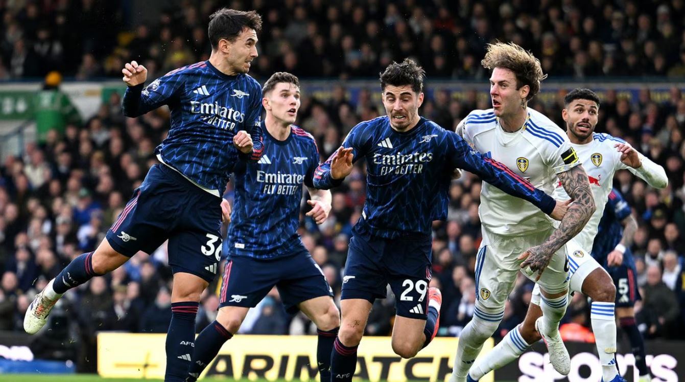 Arsenal saat meraih kemenangan telak atas Leeds United di laga lanjutan Liga Inggris. Man City dan Villa Mulai Terancam