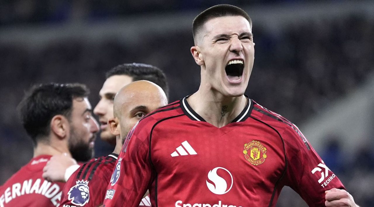 Benjjamin Sesko pemain Man United