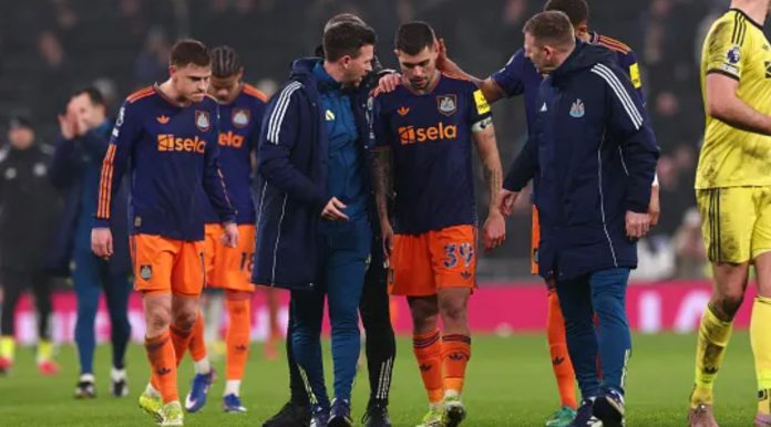 Menang Penting atas Tottenham, Newcastle Cemas dengan Kondisi Bruno Guimaraes Menang Penting atas Tottenham, Newcastle Cemas dengan Kondisi Bruno Guimaraes