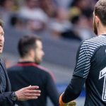 Diego Simeone dan kiper Atletico Madrid Jan Oblak