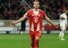 Harry Kane dalam sebuah aksinya di Bayern Munchen