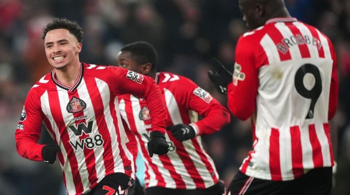 Hasil Sunderland vs Burnley skor 3-0