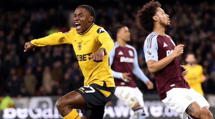Hasil Wolves vs Aston Villa skor akhir 2-0