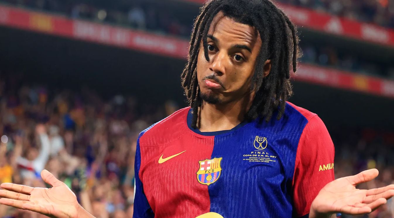 Jules Kounde pemain Barcelona Jules Kounde pemain Barcelona