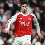 Kai Havert saat beraksi kembali untuk Arsenal