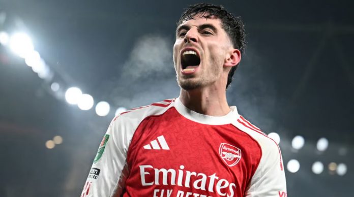 Kai Havertz pemain Arsenal Kai Havertz pemain Arsenal