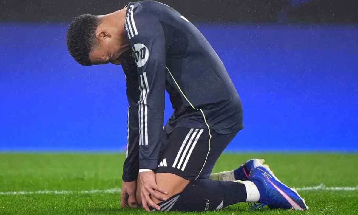 Kylian Mbappe dalam sebuah laga Real Madrid