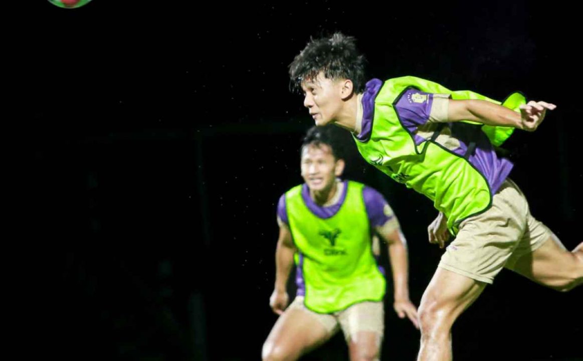 Latihan Persik Kediri Jelang Menjamu Bhayangkara FC