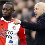 Lutsharel Geertruida dan Arne Slot saat masih bersama di Feyenoord