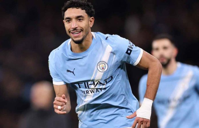 Omar Marmoush dalam aksinya untuk Manchester City Omar Marmoush dalam aksinya untuk Manchester City