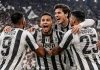 Pemain Juventus merayakan kemenangan di Liga Italia