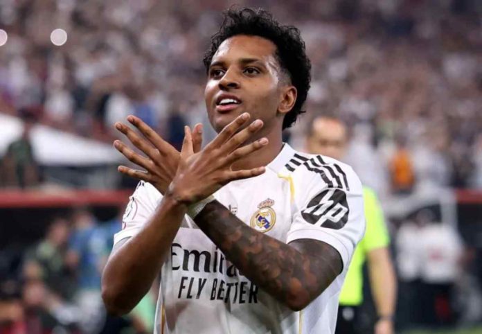 Rodrygo Goes dalam sebuah aksinya bersama Real Madrid