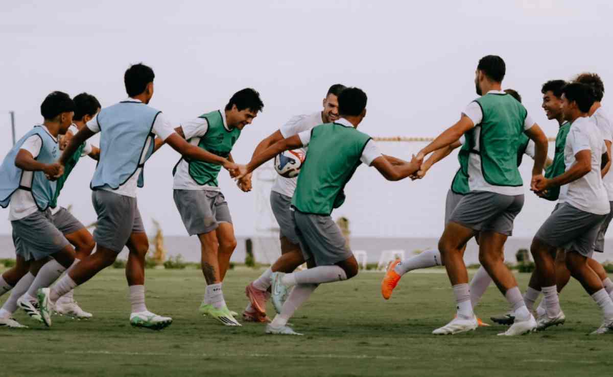 Sesi Latihan Bali United Jelang Menjamu Persijap di Pekan ke-23