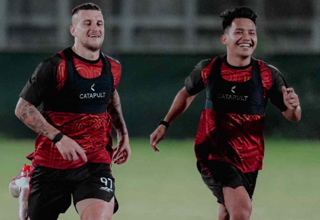 Witan Sulaeman dalam sesi latihan jelang Persija vs PSM