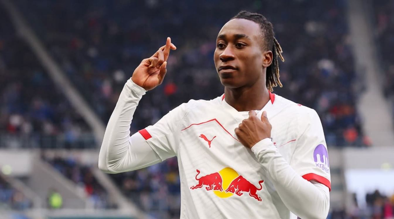 Yan Diomande pemain RB Leipzig