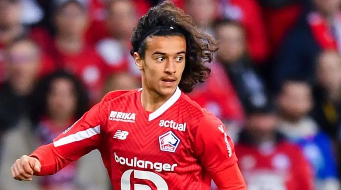 Ayyoub Bouaddi pemain Lille Ayyoub Bouaddi pemain Lille