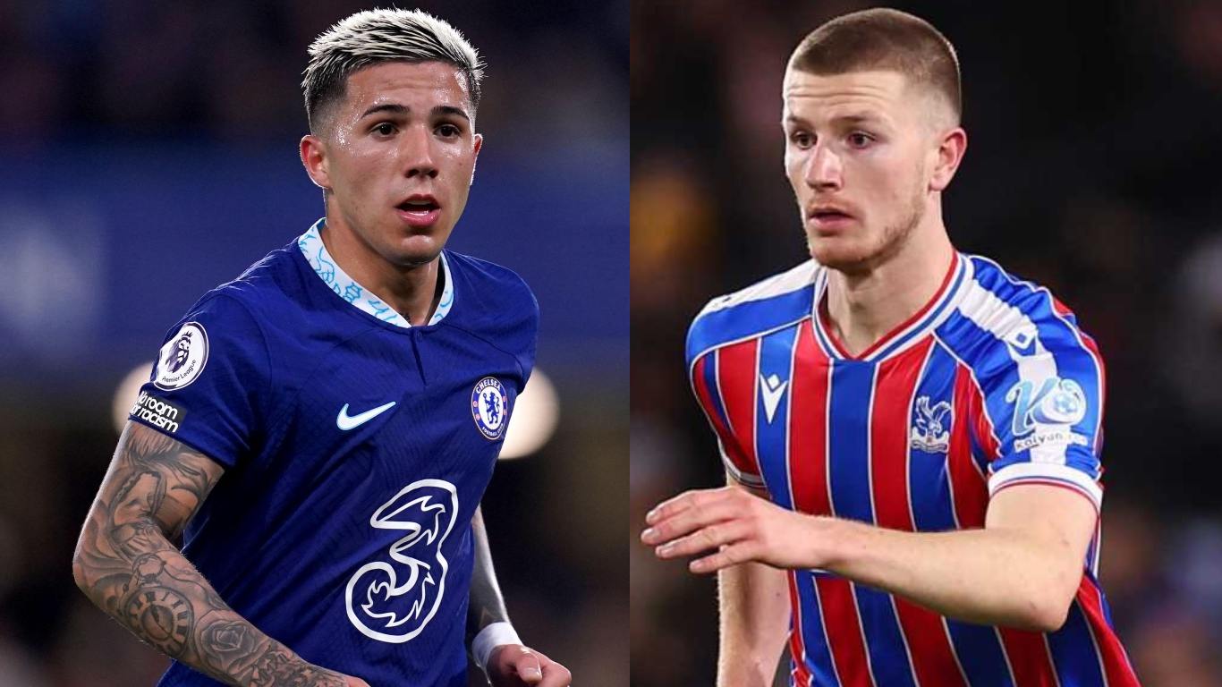 Enzo Fernandez dan Adam Wharton