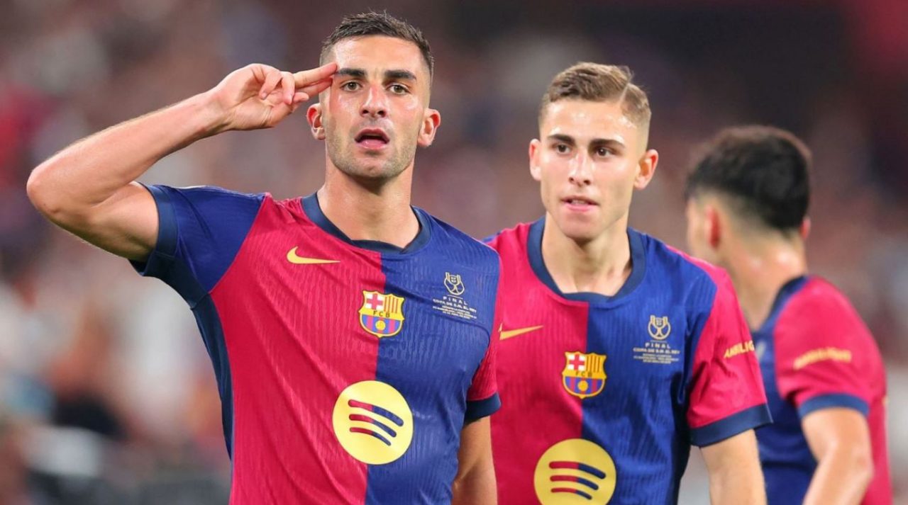 Ferran Torres pemain Barcelona