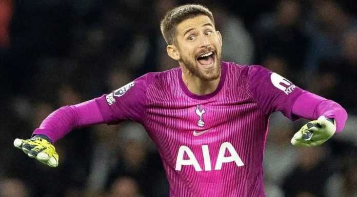 Guglielmo Vicario kiper Tottenham Hotspur Guglielmo Vicario kiper Tottenham Hotspur