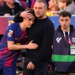 Hansi Flick di Pinggir Lapangan saat Barcelona Menjamu Sevilla