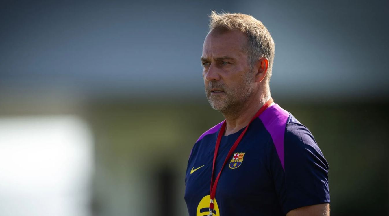 Hansi Flick pelatih Barcelona Hansi Flick pelatih Barcelona