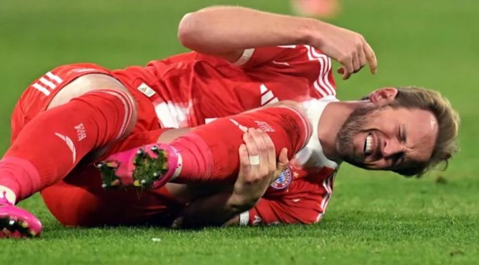 Harry Kane pemain Bayern Munchen cedera