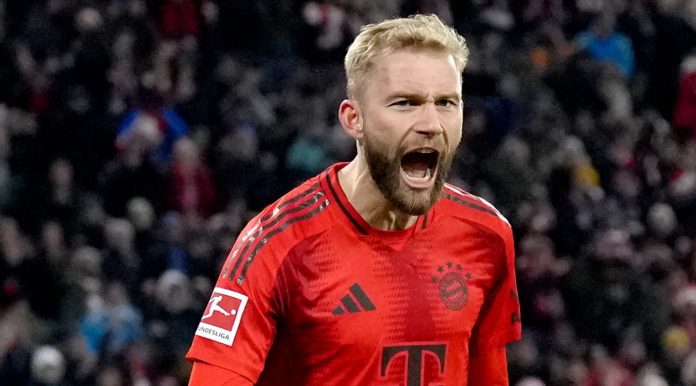 Konrad Laimer pemain Bayern Munchen Konrad Laimer pemain Bayern Munchen