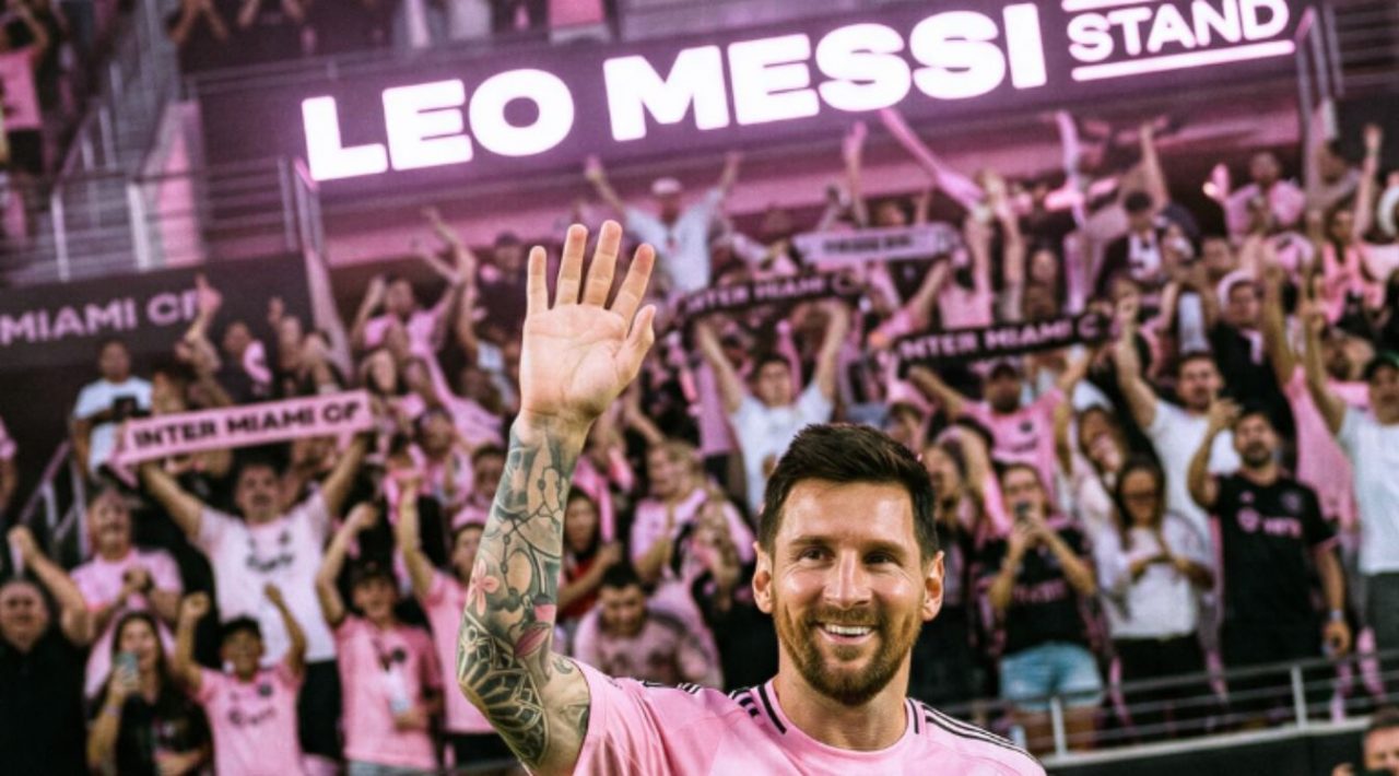 Lionel Messi dan tribun baru Inter Miami