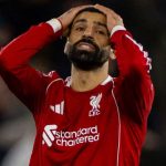 Mohamed Salah usai kekalahan Liverpool di kandang Wolves