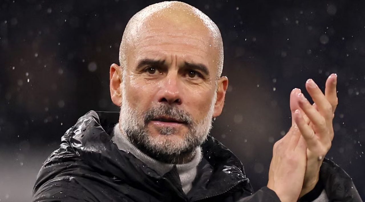 Pep Guardiola pelatih Manchester City