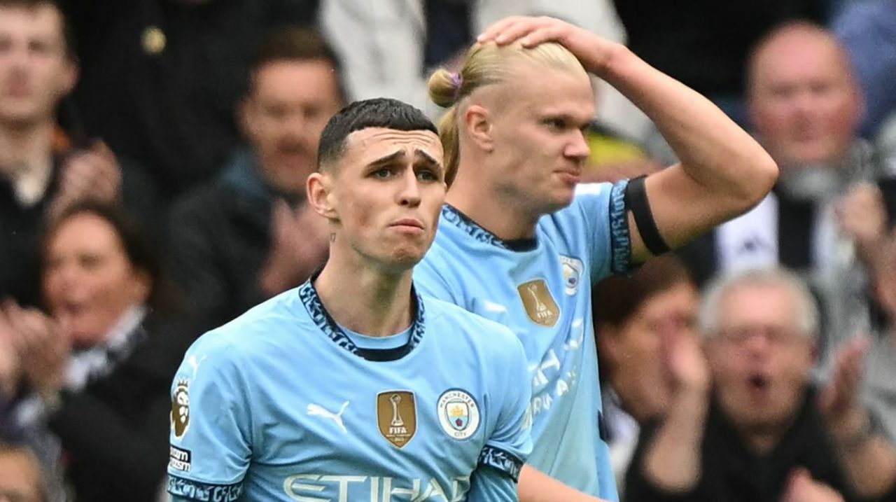 Rodri dan Erling Haaland pemain Manchester City