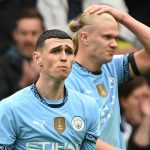 Rodri dan Erling Haaland pemain Manchester City