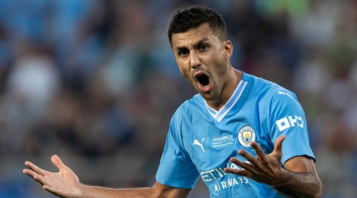 Rodri pemain Manchester City Rodri pemain Manchester City