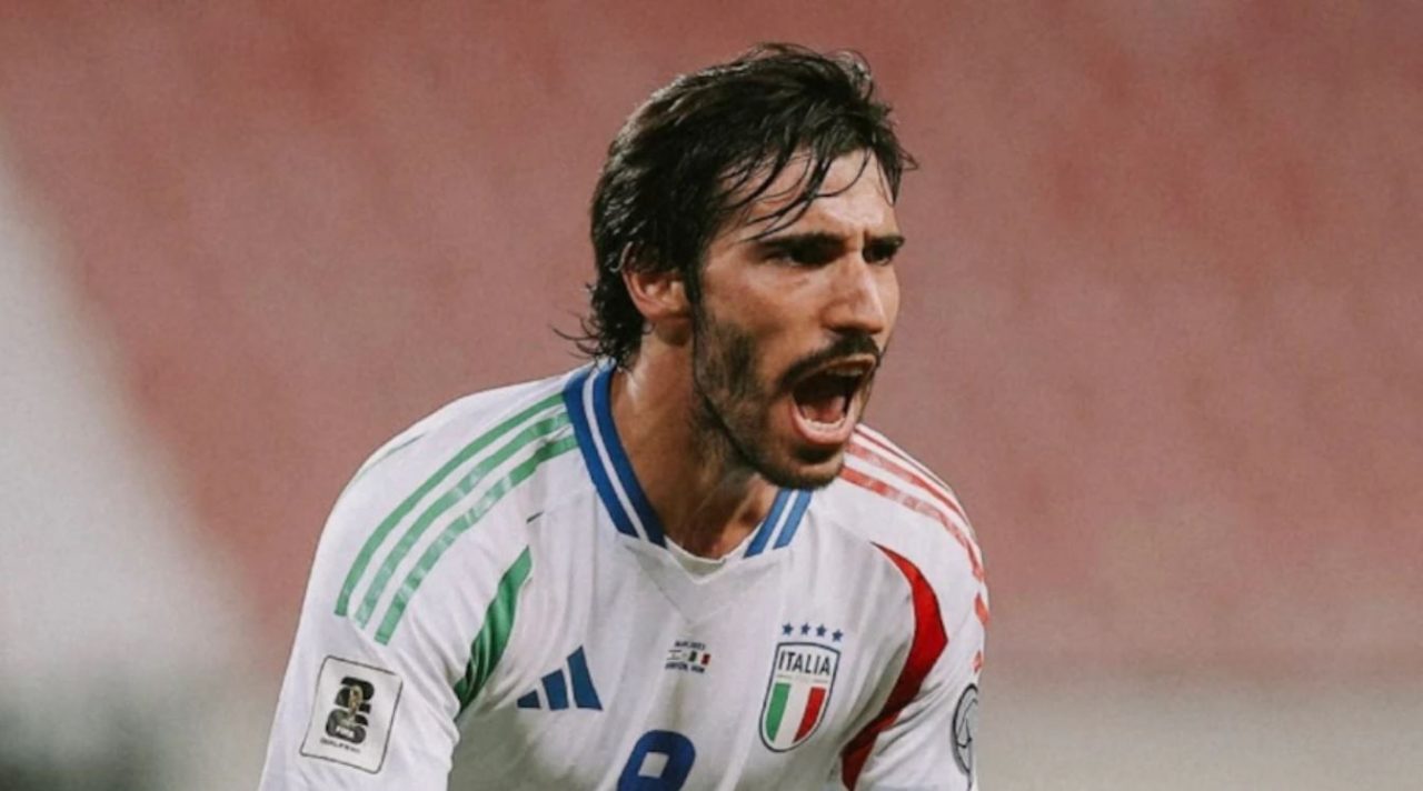 Sandro Tonali pemain Newcastle United