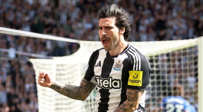 Sandro Tonali pemain Newcastle United Sandro Tonali pemain Newcastle United
