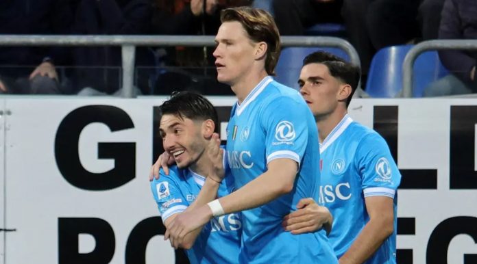 Scott McTominay pemain Napoli Scott McTominay pemain Napoli
