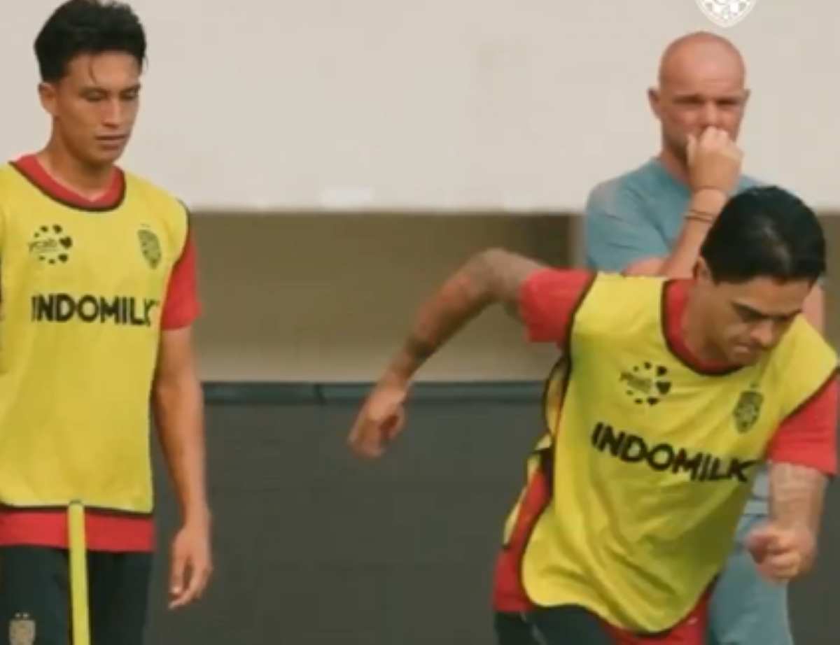 Sesi Latihan Bali United Jelang Laga di Persis Solo