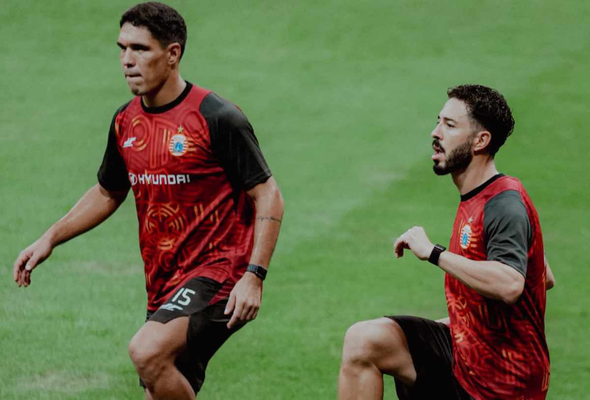 Sesi Latihan Persija Jelang Menjamu Borneo FC