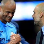 Vincent Kompany dan Pep Guardiola