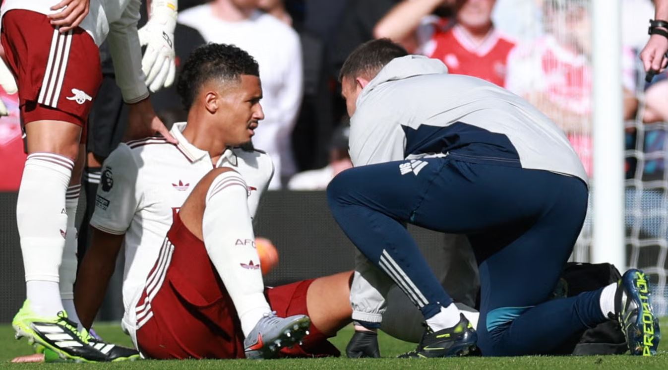 William Saliba pemain Arsenal