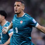 Ali Al Hamadi Rayakan Gol Pertamanya untuk Timnas Irak di Laga vs Bolivia