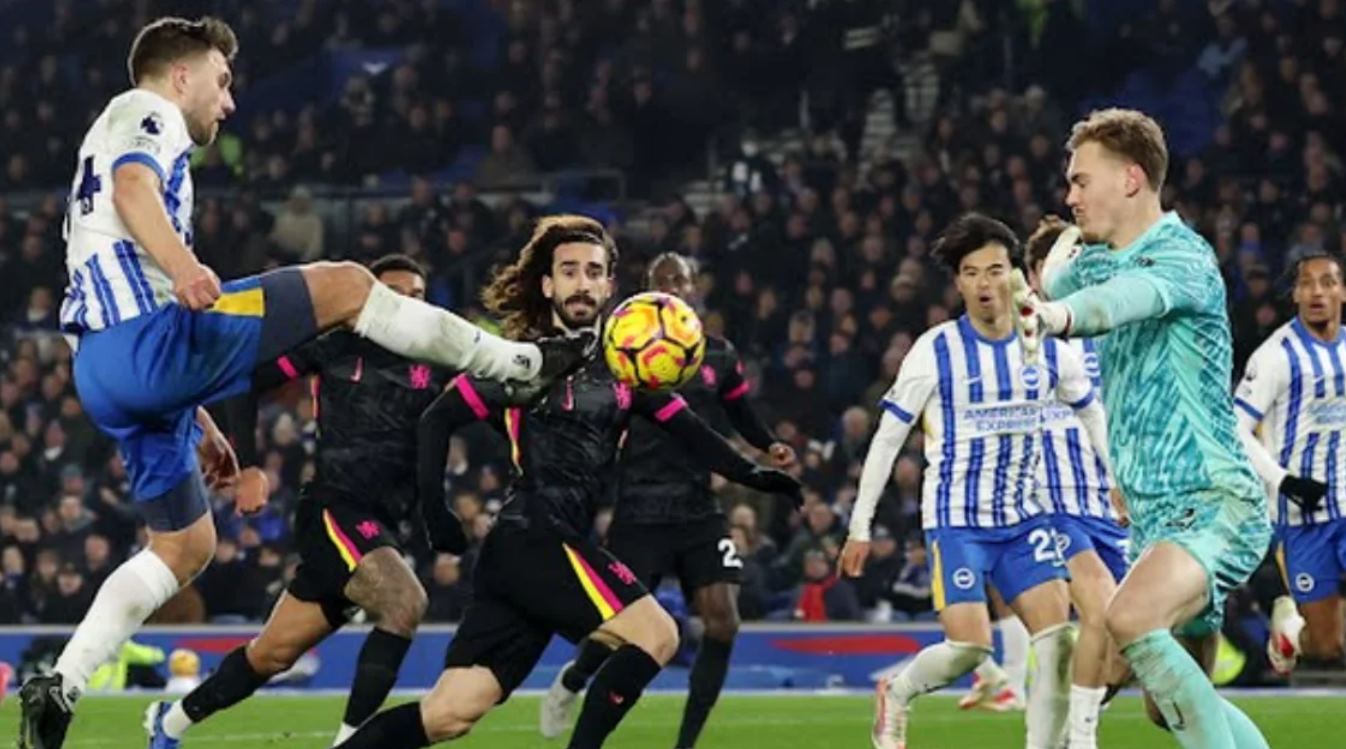 Hasil Brighton vs Chelsea skor 3-0