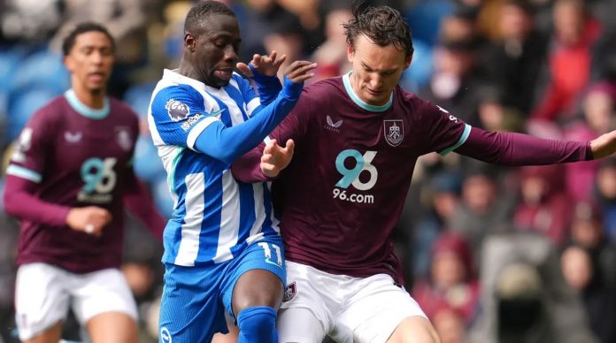 Hasil Burnley vs Brighton skor 0-2