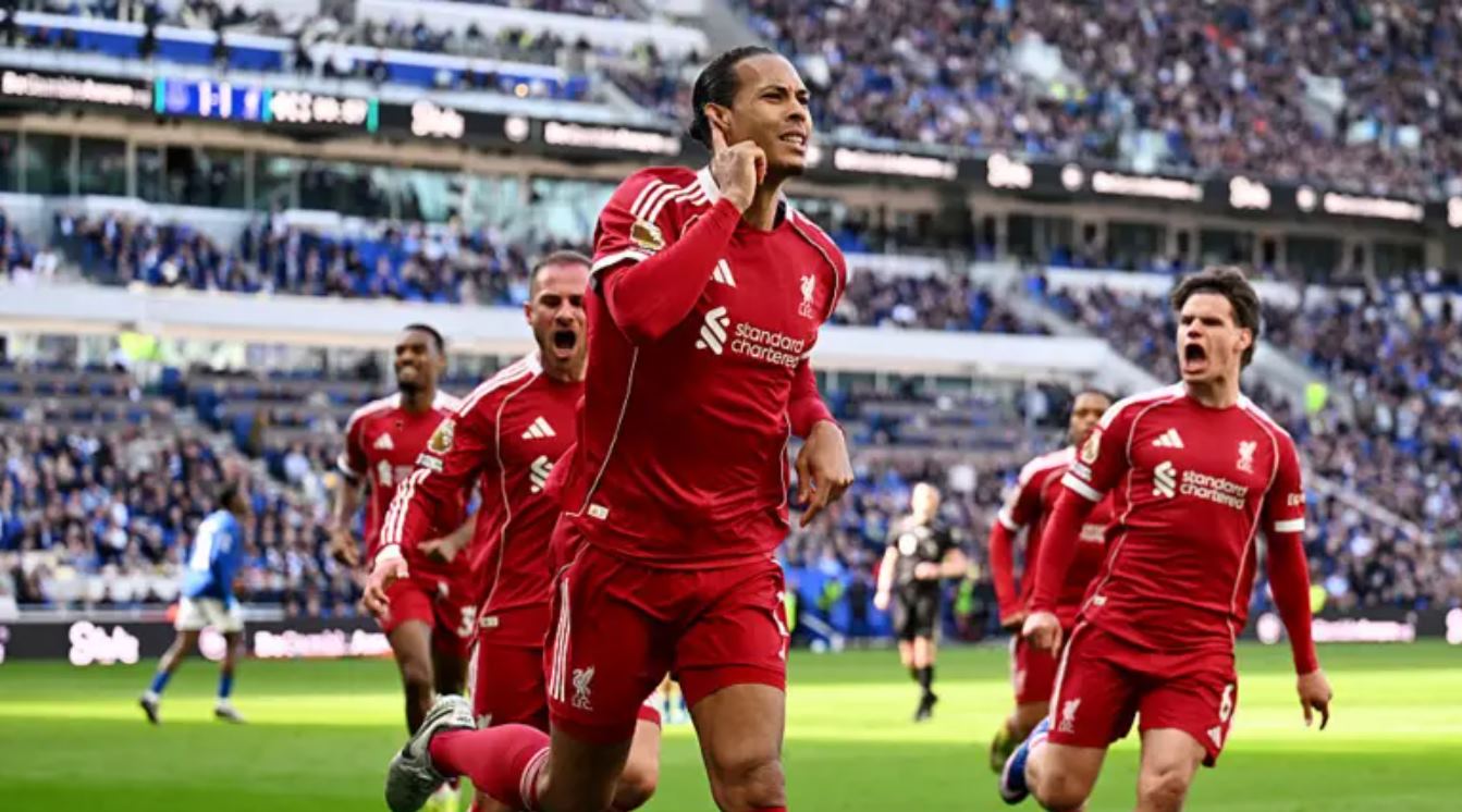 Hasil Derby Merseyside, Liverpool Menang Dramatis 2-1 atas Everton