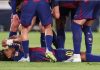 Lamine Yamal tampak kesakitan saat laga melawan Celta