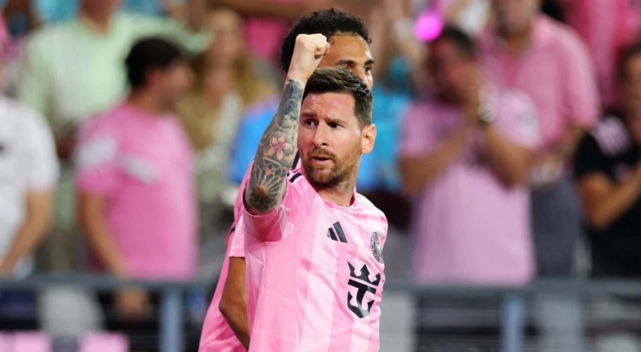 Lionel Messi cetak gol pertama di stadion baru Inter Miami